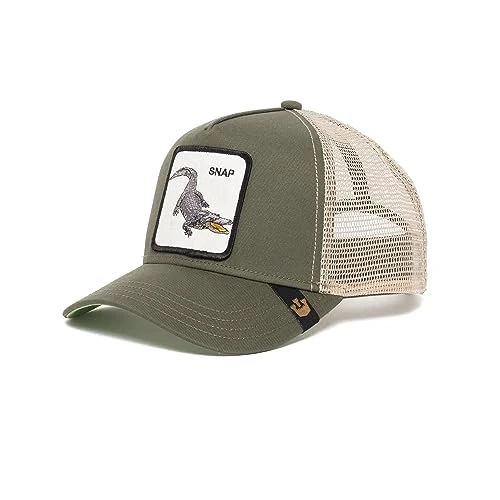 Goorin Bros. Gorra Snap at Ya para Hombre, Color Oliva, Talla única, Oliva (Olive Crocodile), Talla única