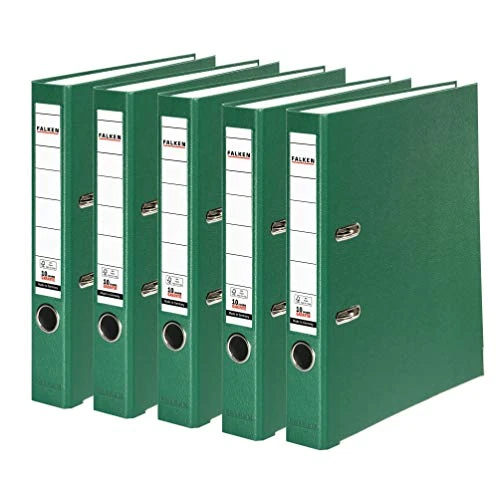 Zeitlich begrenztes Angebot: FALKEN 5x PP-Color Kunststoff-Ordner 5 cm schmal DIN A4 grün von 20.99 € auf 20.35 € (3% Rabatt)
