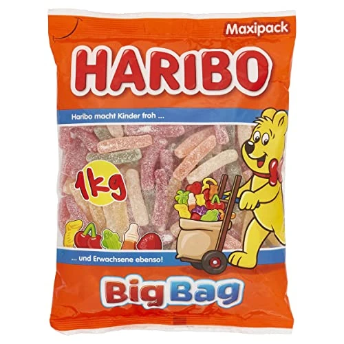 Offerta a tempo: Haribo - Caramelle Gommose Frizzanti - 1Kg. — 34% da 10,99 € a 7,30 €