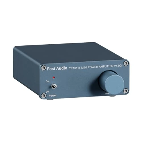 Tijdelijke aanbieding: Fosi Audio V1.0G Versterker Stereo HiFi, TI Chip TPA3116D2, 50Wx2, Mini Stereo Versterker 2.0 Kanaal Klasse D Geïntegreerd, 70s & 80s Retro Stijl, voor Home HiFi Systeem, Passieve Luidsprekers van 49.99 € naar 49.99 € (0.00% korting