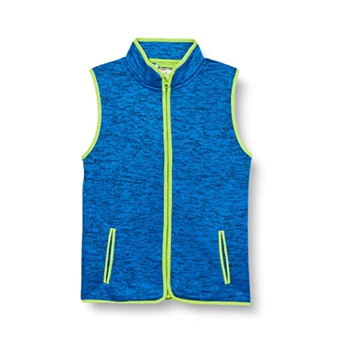 Limited-time offer: Playshoes Unisex Kid's Knitted Fleece Vest Vest, Blue, 128 from 24.99 GBP to 24.99 GBP (save 0%)