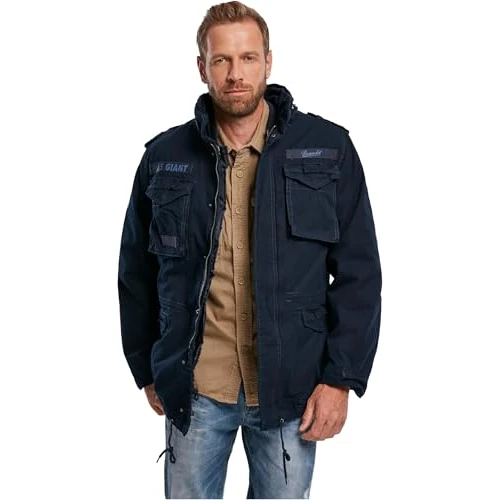 Offerta a tempo: Brandit M65 Giant Jacket, Color: navy, Size: L - 52% da 129.90 € a 62.40 €