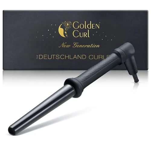 Offerta a tempo: Golden Curl Arricciacapelli Professionale - 5 Anni di Tranquillità - Ferro Arricciacapelli con Barilotto in Ceramica Tormalina per Onde e Ricci per Capelli Corti e Lunghi (506 GCD) - 0.00% da 139.98 € a 139.98 €