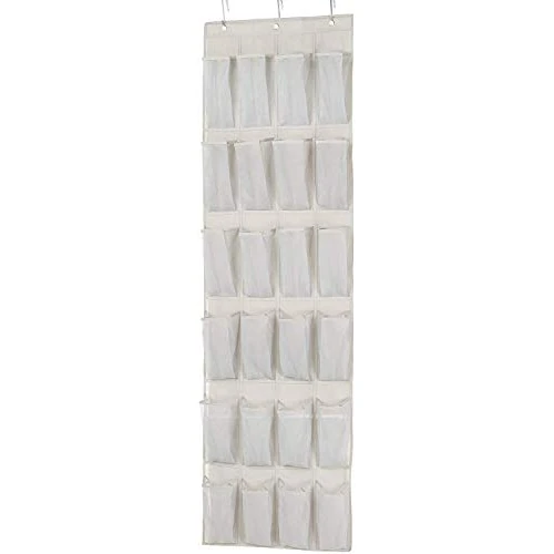 Offerta a tempo: Amazon Basics Scarpiera a sospensione da porta a 24 scomparti, 48 x 170.7 cm, Grigio - 0.00% da 19.99 € a 19.99 €