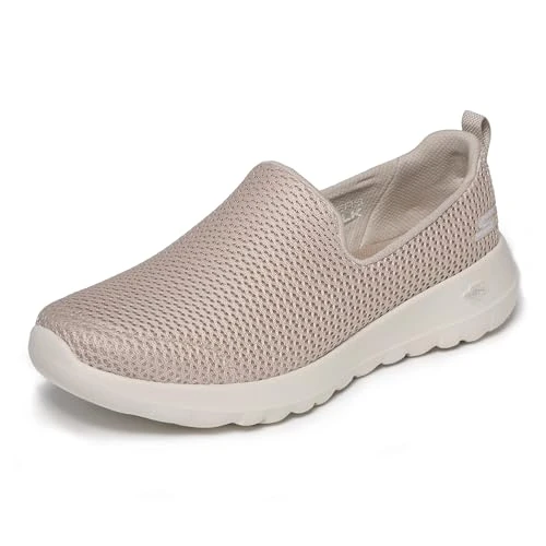 Zeitlich begrenztes Angebot: Skechers Damen Go Walk Joy Trainers, Taupe Textile/Trim, 43 EU von 69.95 € auf 59.03 € (16% Rabatt)
