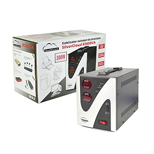 Limited offer: Voltage Converter Stabilizer SilverCloud 500VA 300W from 41.34 EUR to 41.34 EUR (save 0%)