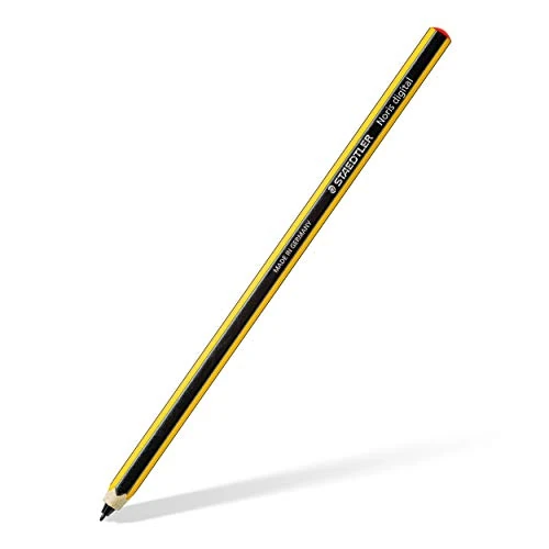 Offre limitee: Staedtler 180 22 Stylus Noris Digital (Forme Hexagonale, Technologie EMR, Design Attractif à Rayures Noris, Toucher Doux et Ergonomique, Point Fine de 0,7 mm) Jaune-Noir (liste de compatibilité) de 37.59 EUR a 35.53 EUR (economie 5%)