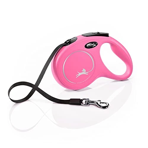 Limited offer: Automatic Leash Flexi New Classic M 5 M Pink Tape from 22.90 USD to 18.45 USD (save 19%)