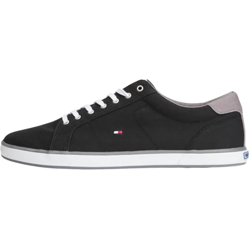 Limited-time offer: Tommy Hilfiger Men’s Vulcanised Trainers, Black (Black), 5.5 from 65.00 £ to 36.00 £ (save 45%)