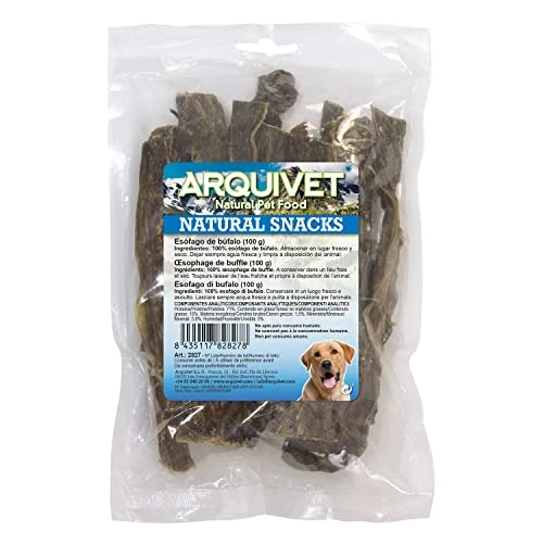 Oferta limitada: Arquivet Esofago de Ternera Snack para Perros de 3.10 € a 3.10 € (ahorro 0.00%)