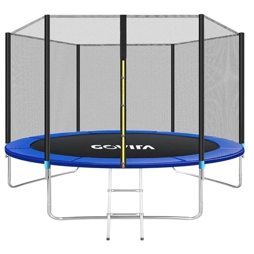 Offre limitée : Gojump Trampoline avec filet de sécurité et échelle - Tapis de saut idéal pour activité sportive, à l'extérieur ou en jardin de 199.99 € à 199.99 € (0.00% de remise)