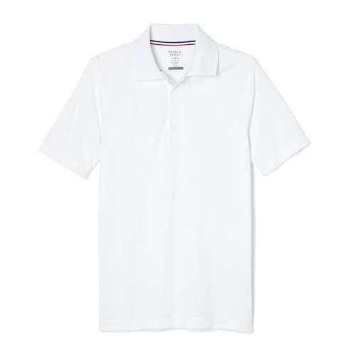 Limited-time offer: French Toast Boys Short Sleeve Moisture Wicking Stretch Sport Polo Shirt, White, L (10/12 Years) from 14.38 £ to 14.38 £ (save 0.00%)