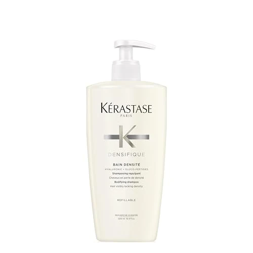KÉRASTASE Densifique - Shampoing Repulpant & Densifiant - Pour Cheveux Fins & Clairsemés - Bain Densité - 500 ml