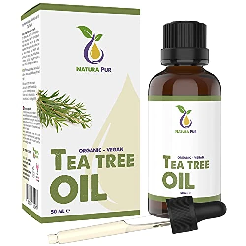 Offre limitée : Huile Tea Tree BIO 50ml avec pipette - 100% pure et naturelle, vegan - Huile essentielle arbre à thé - Tea Tree Oil de 14.99 € à 14.99 € (0.00% de remise)