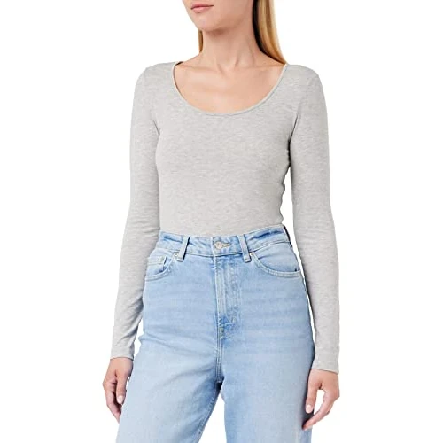 Offre limitée : Vero Moda 10059320 - T-Shirt - Uni - Manches Longues - Femme de 14.31 EUR à 14.31 EUR (remise 0%)