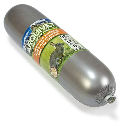 Offerta a tempo: ARQUIVET Salsicce di coniglio con Verdure - alimento umido per cani - coniglio con ortaggi - 500 g - 0.00% da 3.53 € a 3.53 €