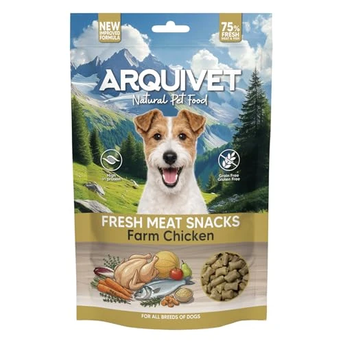 Offerta a tempo: Arquivet Snack di Carne Fresca di Pollo, 800 g, per Cani Adulti - 0.00% da 11.63 € a 11.63 €