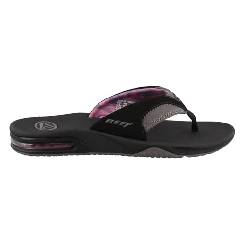 Reef Fanning, Chanclas Mujer, Multicolor (Black/Grey Bla), 36 EU