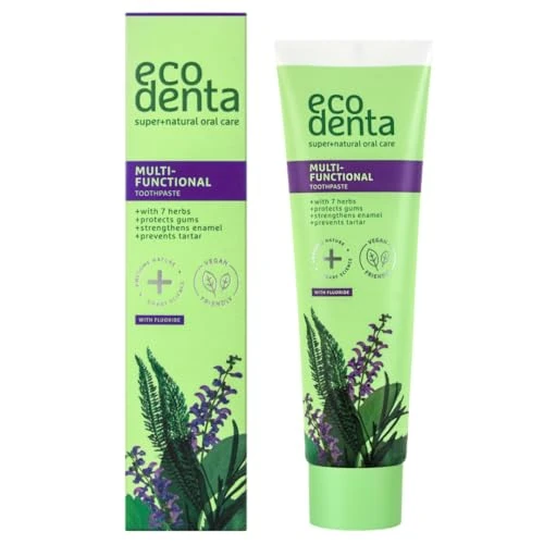 Zeitlich begrenztes Angebot: Ecodenta Multifunktionelle Zahnpasta mit Extrakte von 7 Kräutern und Kalident 100ml von 8.49 € auf 6.99 € (18% Rabatt)