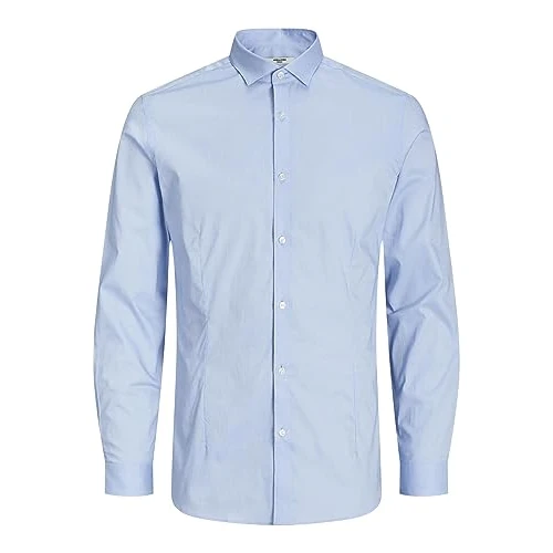 Jack & Jones Chemise pour Homme, Coupe ajustée, Bleu Cachemire/Coupe : Super Slim, XS