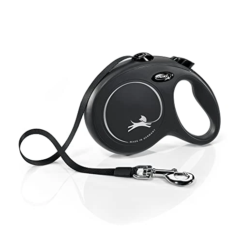 Tijdelijke aanbieding: Flexi - Rollijn Classic Cord - 5 meter tot 50 kg - Zwart van 19.55 € naar 19.55 € (0.00% korting)