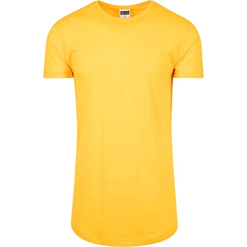Offerta a tempo: Urban Classics TB638-Shaped Long Tee, T-Shirt Uomo, Chrome Yellow, XXL - 15% da 12.90 € a 10.99 €
