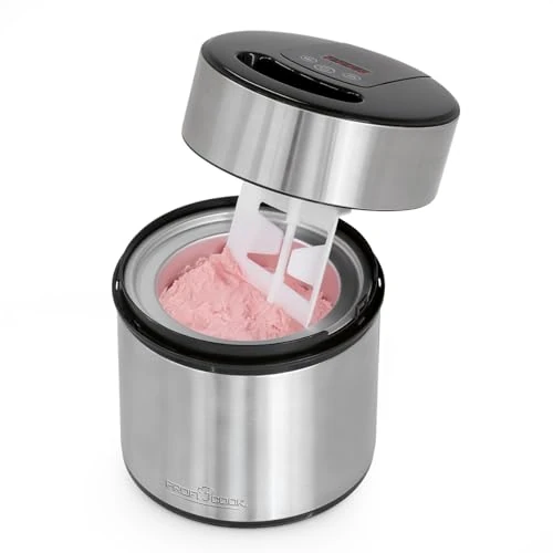 ProfiCook® IJsmachine en Yoghurtmaker | IJs in 20 min. | voor maximaal 1800 ml ijs | Softijsmachine voor thuis | met timer | IJsmachine voor ijs, frozen yoghurt en sorbet | PC-ICM 1140