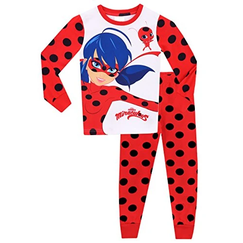 Oferta limitada: Miraculous Pijamas | Pijama Niña Ladybug | Pijams Ajustadas para Niñas - 9-10 Años de 25.99 EUR a 12.99 EUR (ahorro 50%)