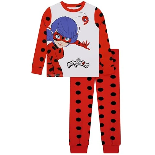 Oferta limitada: Miraculous Pijamas | Pijama Niña Ladybug | Pijams Ajustadas para Niñas - 8-9 Años de 25.99 EUR a 17.99 EUR (ahorro 31%)