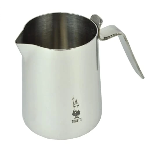 Bialetti Nuovo Elegance 75cl Milk Pitcher 75 cl, Bollilatte, Acciaio, Inox, Argento