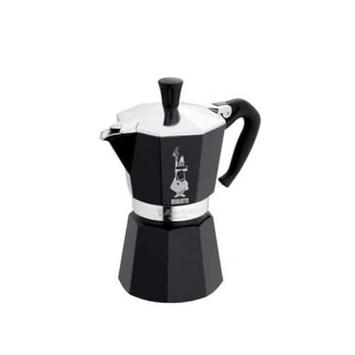 Offerta a tempo: Bialetti Caffettiera Moka Express Color, 1 Tazza, Manico anti scottatura, Non adatta a induzione, 1 Tazza (60 ml), Alluminio, Nero - 24% da 32.90 € a 24.90 €