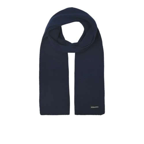 Offre limitee: JACK & JONES Jacdna Knit Scarf Noos, Echarpe Homme, Bleu (Navy Blazer), Taille unique de 17.99 EUR a 14.90 EUR (economie 17%)
