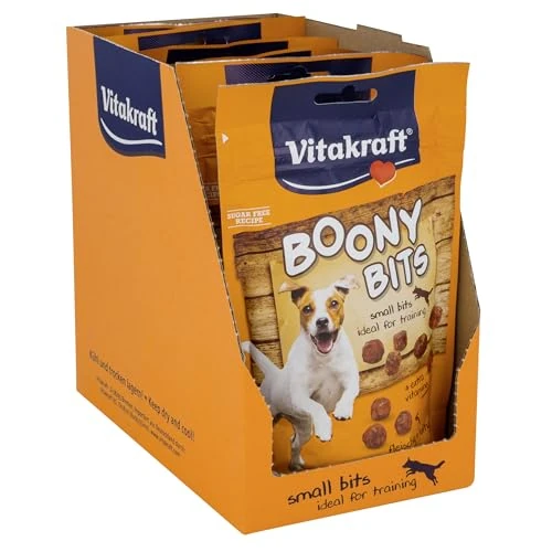 Vitakraft Dog Snack Foods,Ideal Training Snack,Boony Bits,6 Pack (6 x 55g)