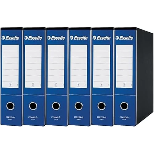 Esselte Pierścień z mechanizmem dźwigniowym i etui Formato Commerciale niebieski