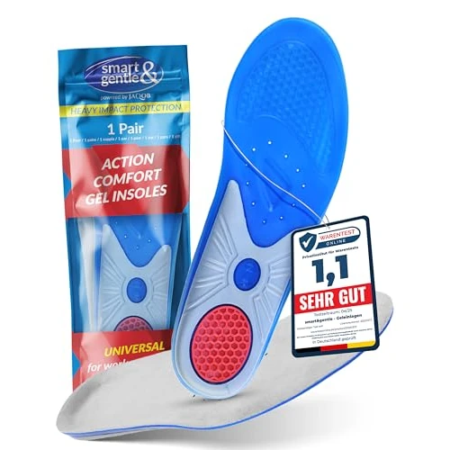 Oferta limitada: Plantillas gel para calzado deportivo y de trabajo - Transpirables, cómodas y se adaptan perfectamente, plantillas fascitis plantar y otras molestias de 11.99 € a 10.82 € (ahorro 10%)