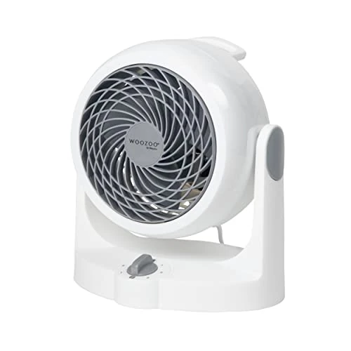 Offerta a tempo: Woozoo ® by Ohyama, Ventilatore da tavolo/ventilatore da tavolo silenzioso, 34W, Regolabile verticalmente, Maniglia, 3 velocità, Per area 13m² - Woozoo PCF-HD15N - Bianco - 10% da 31.99 € a 28.79 €