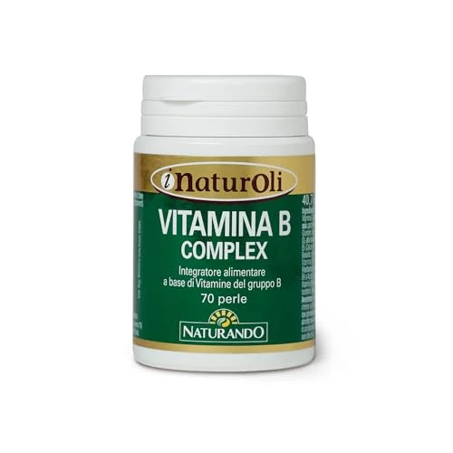 Naturando Vitamina B Complex con Vitamine B e C per un Apporto Completo - 70 Perle - Integratore alimentare