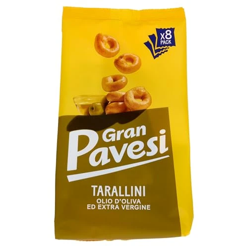 Offerta a tempo: Gran Pavesi Snack Tarallini Olio di Oliva ed Extra Vergine, Senza Olio di Palma — 19% da 2,99 € a 2,42 €