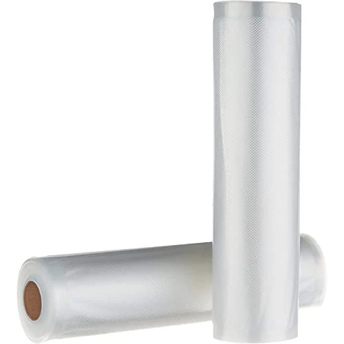 Limited-time offer: Amazon Basics Vacuum Food Sealer Roll, Pack of 2, 22 cm x 500 cm from 7.99 GBP to 6.79 GBP (save 15%)