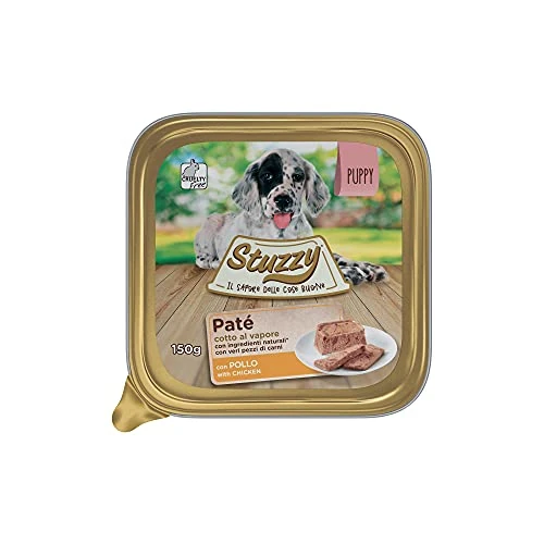 Zeitlich begrenztes Angebot: Stuzzy Mister, Nassfutter für Welpen, Huhn, Pastete und Fleisch in Stücken, insgesamt 3,3 kg (22 Becher x 150 g) von 17.58 € auf 16.95 € (4% Rabatt)