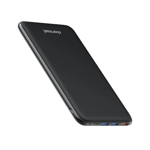 Charmast powerbank zewnętrzny 26800 mAh typu C, Micro USB, 3 wejścia i 4 wyjścia, Kompatybilny z iPhone 11/XS/X/8/7, MacBook, iPad, Nintendo Switch, Samsung, Huawei