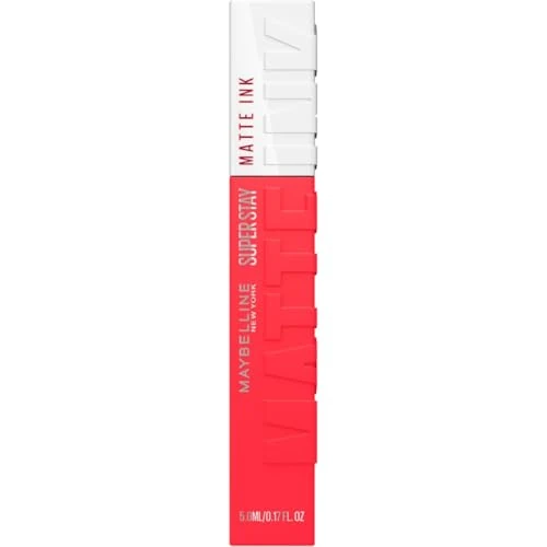 Oferta limitada: Maybelline New York, SuperStay Matte Ink, Pintalabios Mate de Larga Duración, Tono 25 - Heroine, Naranja Intenso de 14.19 EUR a 12.64 EUR (ahorro 11%)
