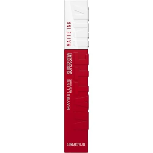 Maybelline New-York – Rouge à Lèvres Mat Liquide – Longue Tenue – Superstay Matte Ink – Teinte : Pionner (20) - 5 ml