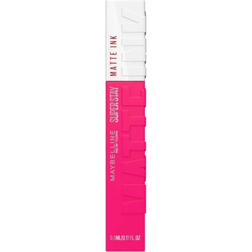 Oferta limitada: Maybelline New York, SuperStay Matte Ink, Pintalabios Mate de Larga Duración, Tono 30 - Romantic, Fucsia de 14.19 EUR a 7.51 EUR (ahorro 47%)
