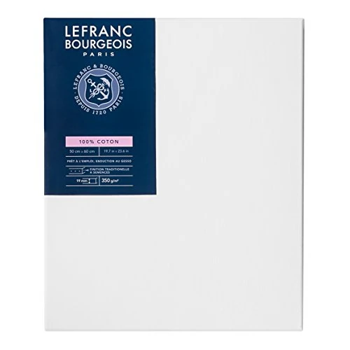 Zeitlich begrenztes Angebot: Lefranc Bourgeois 111148 Keilrahmen Serie - Klassisch, 100 % Baumwolle, 350g/m², Archivqualität, säurefrei für erhöhte Haltbarkeit, grundiert - 50x60cm von 17.90 € auf 17.90 € (0.00% Rabatt)