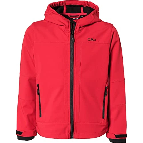 Offerta a tempo: CMP Giacca Da Bambino Con Cappuccio Fisso Unisex - Bambini e ragazzi, Ferrari-Nero, 92 - 45% da 49.95 € a 27.45 €