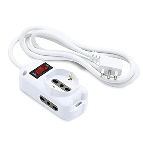 Velamp multit-i-102 Mehrfachsteckdose Kompakt, Schalter und Kinderschutz, weiß