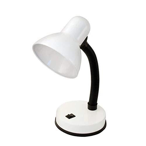 Velamp TL1201-B Charleston Table Lamp E27, White