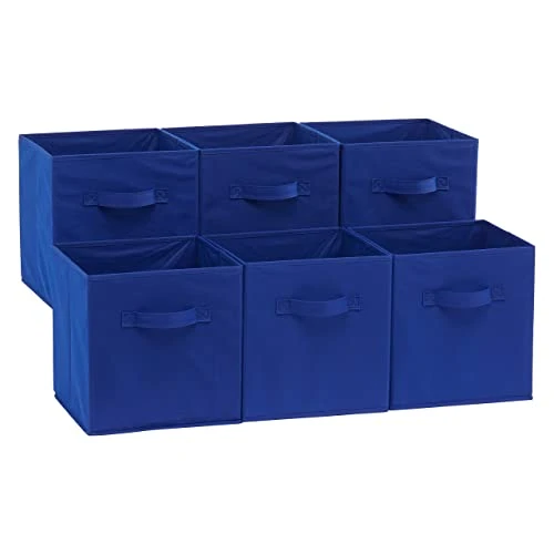 Offerta a tempo: Amazon Basics Cubo/organizer portaoggetti pieghevole in tessuto — 28% da 22,96 € a 16,61 €