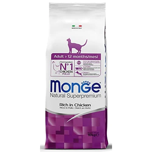 Limited offer: Monge cat - adult chicken 10kg from 56.30 EUR to 56.30 EUR (save 0%)